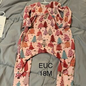 Pink and Red Kids Jumpsuit